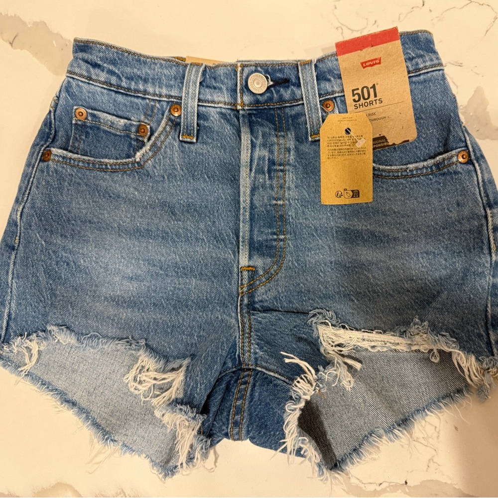 Levi's Women's 501 Original Fit High-Rise Denim Shorts